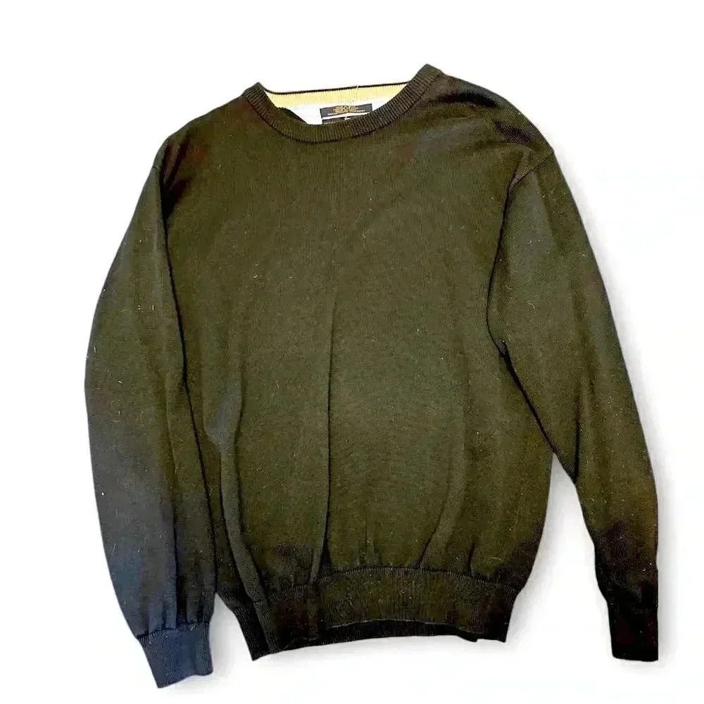 Vintage Tommy Hilfiger Cotton Crewneck. High End Quality. Mens Lg.